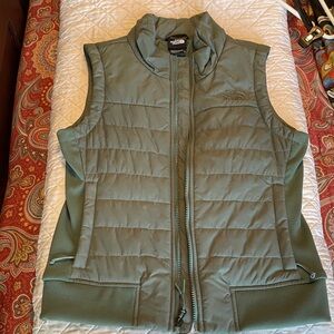The North Face Women's Olive Quilted Vest